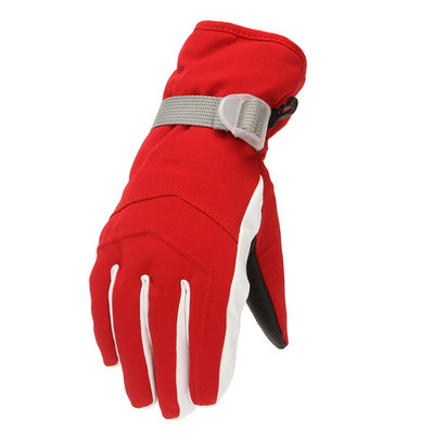 Žiemos šiltos sportinės dviračių snieglenčių pirštinės Moteriškos plius aksominės storinančios slidinėjimo pirštinės Lauko motociklų važiavimo sniego pirštinės