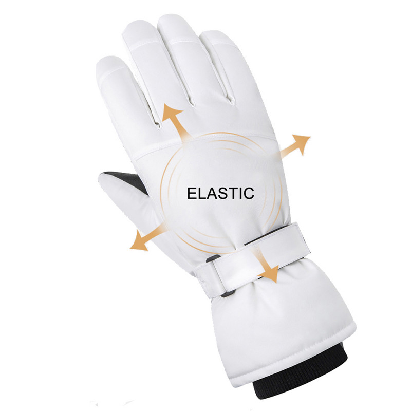 Slidinėjimo pirštinės Vyriškos Moteriškos Žieminės Šiltos Vėjui Neperšlampamos Neperšlampamos Jutiklinio ekrano Vilnos Neslidžios Snieglentės Lauke Snieginės dviračių slidinėjimo pirštinės