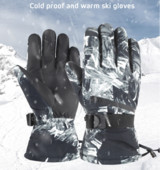 Slidinėjimo pirštinės žiemos apsauga nuo šalčio Outdoor Plus Velvet vandeniui atsparios šiltos pirštinės sustorėjusios jodinėjimo kelionės pirštinės su jutikliniu ekranu