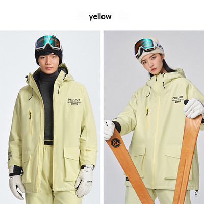 Slidinėjimo kostiumas vyrams ir moterims Žiema, šilta, atspari vėjui, vandeniui atspari lauko sportui Sniego striukės Hot Ski Equipment Snieglenčių slidinėjimo striukė