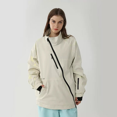 Nauja populiariausia žieminė slidinėjimo striukė Moteriška lauko sportinė snieglenčių striukė Vyriška slidinėjimo kostiumas, atsparus vėjui, atsparus vandeniui, šiltas sniego paltas su gobtuvu