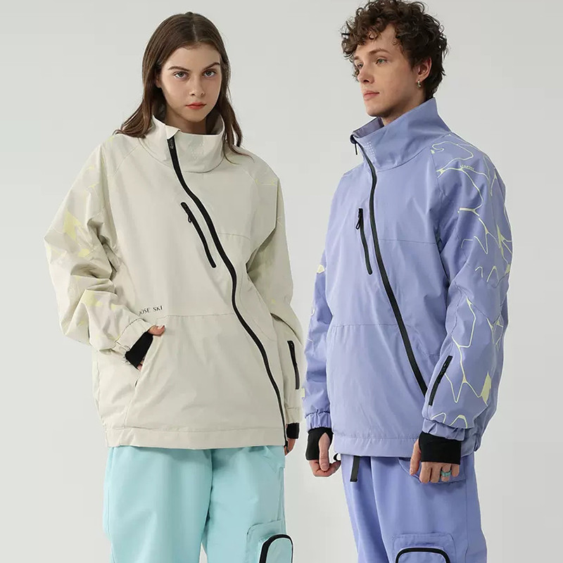 Nauja populiariausia žieminė slidinėjimo striukė Moteriška lauko sportinė snieglenčių striukė Vyriška slidinėjimo kostiumas, atsparus vėjui, atsparus vandeniui, šiltas sniego paltas su gobtuvu