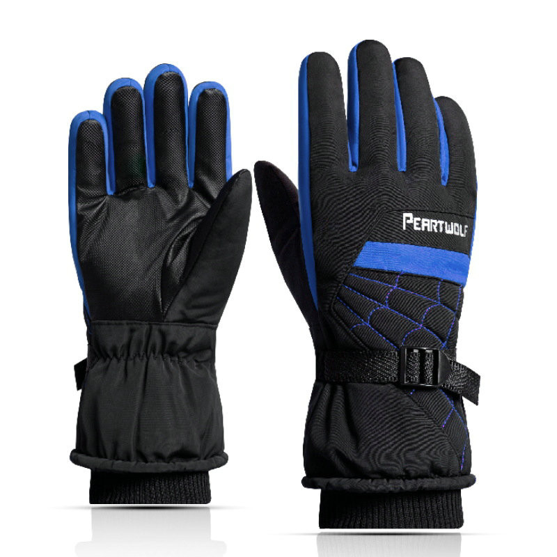 1 pora žieminių slidinėjimo pirštinių Lietimui jautrus ekranas kalnų slidinėjimas sniego motociklas šiltas storas vandeniui atsparus snieglenčių sportas Moterų, vyrų ridingas