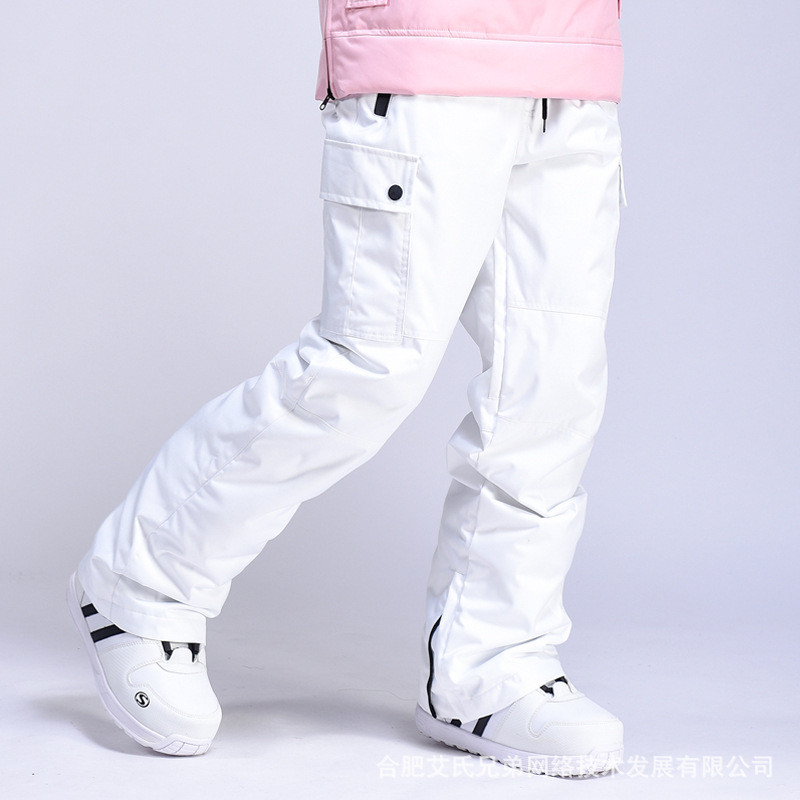 Slidinėjimo kelnės, atsparios vėjui, vandeniui, šiltos ir kvėpuojančios sniego kelnės vyrams ir moterims Žieminės snieglenčių sportinės lauko kelnės