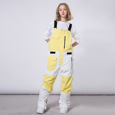 Šviesą atspindinčios slidinėjimo kelnės vyrams ir moterims žiemos snieglenčių alpinizmo stovyklavietėje storėjančios šiltos, atsparios vėjui ir vandeniui atsparios sniego slidinėjimo kelnės