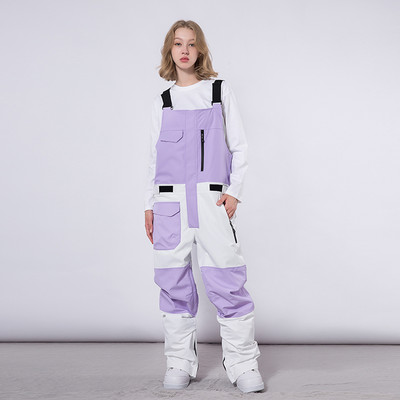 Šviesą atspindinčios slidinėjimo kelnės vyrams ir moterims žiemos snieglenčių alpinizmo stovyklavietėje storėjančios šiltos, atsparios vėjui ir vandeniui atsparios sniego slidinėjimo kelnės