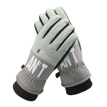 Зима 2022 Нови ски ръкавици Жени Мъже Каране на открито Сноуборд Ски ръкавици Удебелени топли ветроустойчиви водоустойчиви ръкавици за пръсти