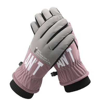 Iarna 2022, mănuși noi de schi, femei bărbați, călărie în aer liber, snowboard, mănuși de schi, mănuși îngroșate, calde, rezistente la vânt, impermeabile.