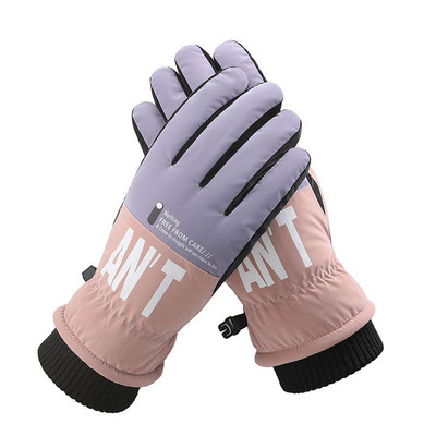 Iarna 2022, mănuși noi de schi, femei bărbați, călărie în aer liber, snowboard, mănuși de schi, mănuși îngroșate, calde, rezistente la vânt, impermeabile.