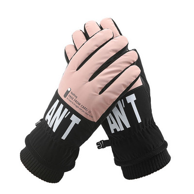 Iarna 2022, mănuși noi de schi, femei bărbați, călărie în aer liber, snowboard, mănuși de schi, mănuși îngroșate, calde, rezistente la vânt, impermeabile.