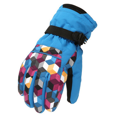 Profesionalios sniego pirštinės, vyriškos, moteriškos, vandeniui atsparios lauko motociklų slidinėjimo pirštinės, vilnos, žieminės šiltos snieglenčių pirštinės