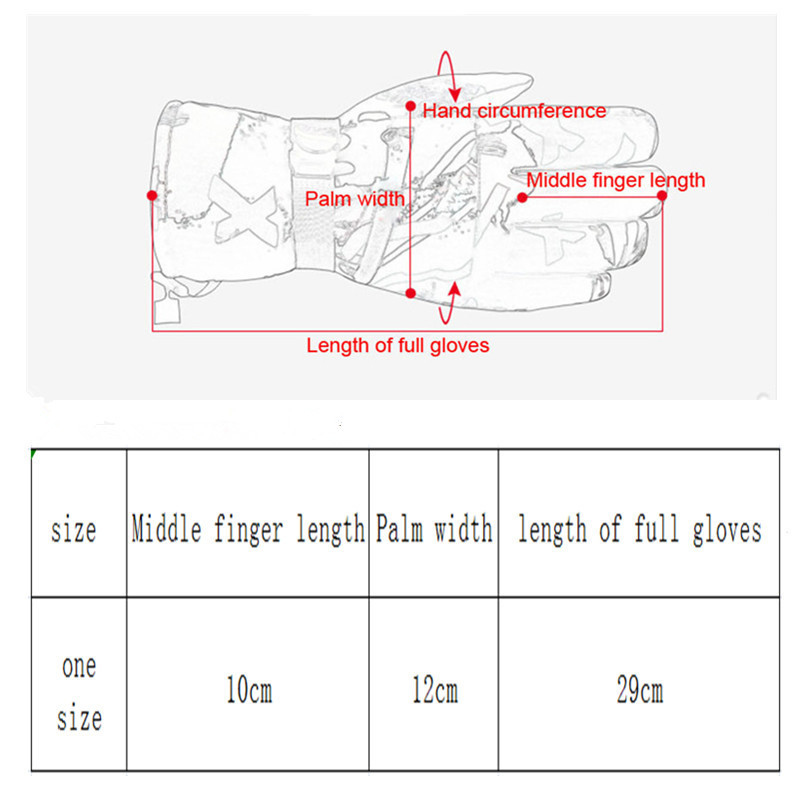 Profesionalios sniego pirštinės, vyriškos, moteriškos, vandeniui atsparios lauko motociklų slidinėjimo pirštinės, vilnos, žieminės šiltos snieglenčių pirštinės