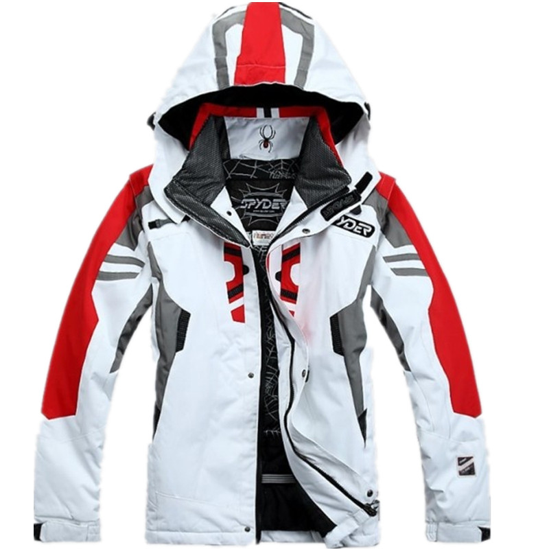 Itin šilta viršutinė snieglenčių striukė lauko slidinėjimo striukė vyrams su žiemine gobtuvu, šilta parkas vandeniui atspari sniego striukė žygiams kempingams slidinėti