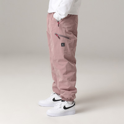 Iarna Bărbați Femei Pantaloni de snowboard cu bretele cu picior din bumbac cu cleme impermeabile Salopete calde, respirabile, Pantaloni de schi casual largi