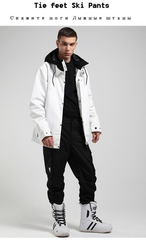 Moteriški ir vyriški ledo ir sniego kelnės, kelnės, kelnės, slidinėjimo kostiumas, atsparus vandeniui, 15 tūkst.