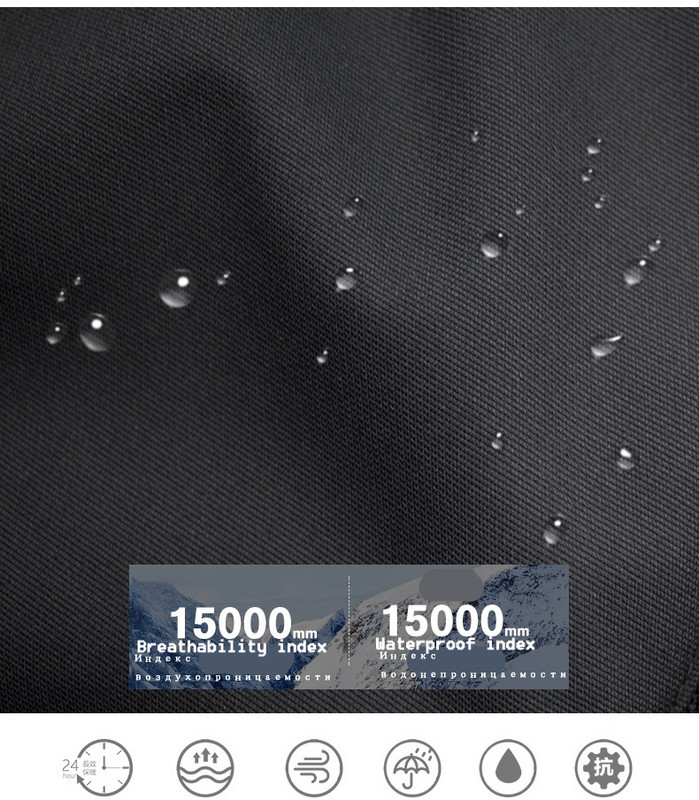 Moteriški ir vyriški ledo ir sniego kelnės, kelnės, kelnės, slidinėjimo kostiumas, atsparus vandeniui, 15 tūkst.