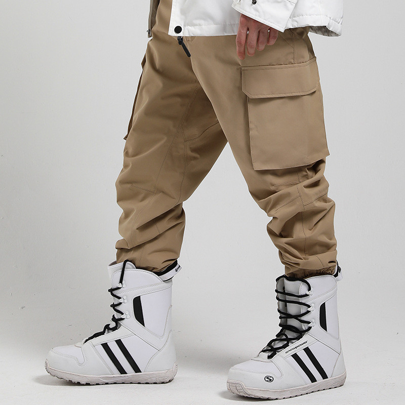 Moteriški ir vyriški ledo ir sniego kelnės, kelnės, kelnės, slidinėjimo kostiumas, atsparus vandeniui, 15 tūkst.