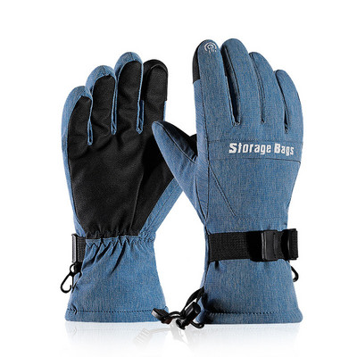 Vyriškos Moteriškos Slidinėjimo Pirštinės Žieminės Lauko Neperšlampamos Vėjui Neperšlampamos Storos Šiltos Vilnos snieglenčių pirštinės Dviračių sportui Slidinėjimo pirštinės su jutikliniu ekranu