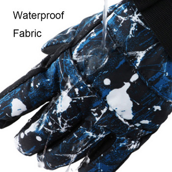 Топли ски ръкавици Свръхлеки водоустойчиви зимни сноуборд снежни ръкавици Колоездене на открито Термични дишащи ръкавици за мъже, жени, деца