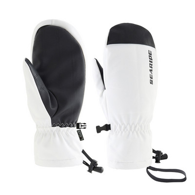 Lazeriu atspindinčios slidinėjimo pirštinės, viengubos dvisluoksnės, vandeniui atsparios dilimui atsparios, šiltos, prikimštos alpinizmo slidinėjimo pirštinės