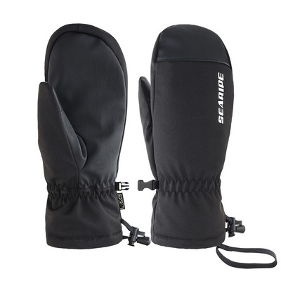 Lazeriu atspindinčios slidinėjimo pirštinės, viengubos dvisluoksnės, vandeniui atsparios dilimui atsparios, šiltos, prikimštos alpinizmo slidinėjimo pirštinės