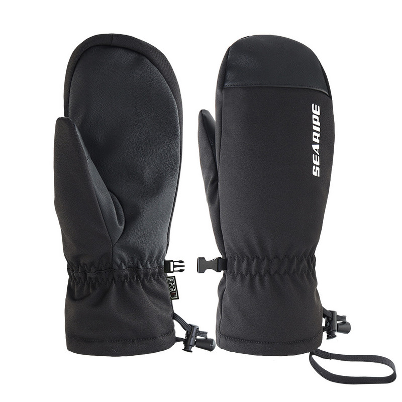 Lazeriu atspindinčios slidinėjimo pirštinės, viengubos dvisluoksnės, vandeniui atsparios dilimui atsparios, šiltos, prikimštos alpinizmo slidinėjimo pirštinės