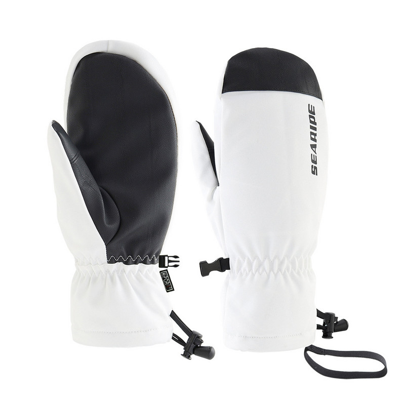 Lazeriu atspindinčios slidinėjimo pirštinės, viengubos dvisluoksnės, vandeniui atsparios dilimui atsparios, šiltos, prikimštos alpinizmo slidinėjimo pirštinės