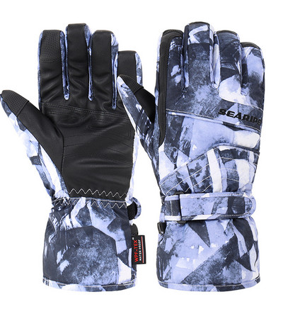Slidinėjimo pirštinės, neperšlampamos, atsparios vėjui, šiltos slidinėjimo ir snieglenčių sportui vyrams, moterims, lauke, pirštinėms, važinėjimui motociklu, žiemos jutiklinis ekranas