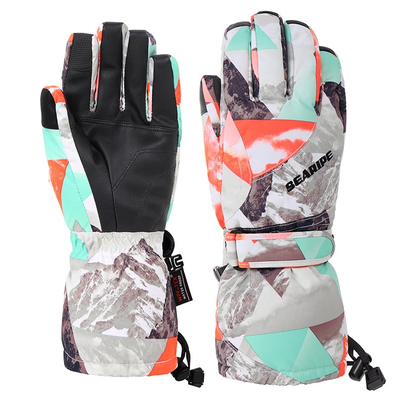 Slidinėjimo pirštinės, neperšlampamos, atsparios vėjui, šiltos slidinėjimo ir snieglenčių sportui vyrams, moterims, lauke, pirštinėms, važinėjimui motociklu, žiemos jutiklinis ekranas