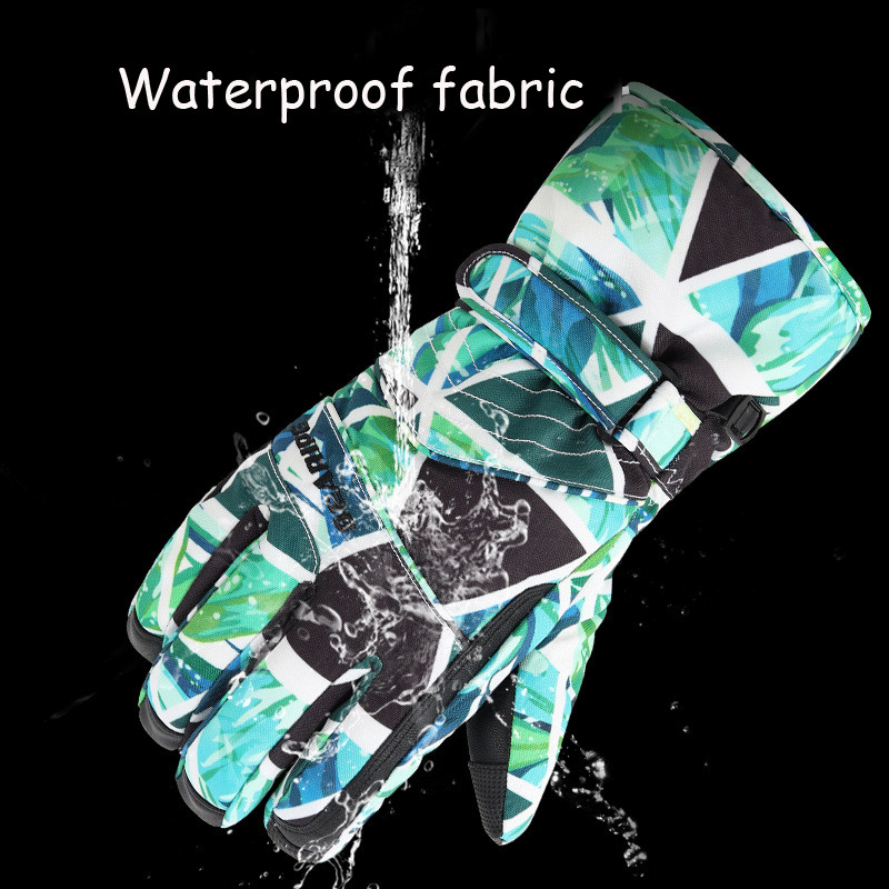 Slidinėjimo pirštinės, neperšlampamos, atsparios vėjui, šiltos slidinėjimo ir snieglenčių sportui vyrams, moterims, lauke, pirštinėms, važinėjimui motociklu, žiemos jutiklinis ekranas