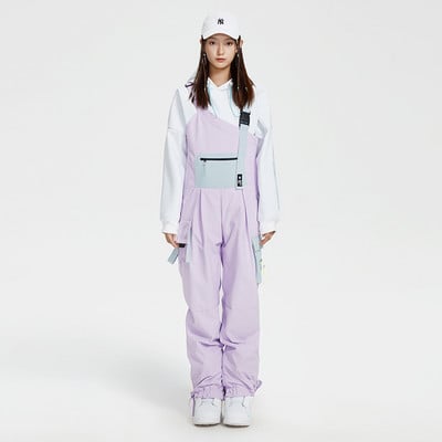 Žieminės sniego kelnės Vyriškos slidinėjimo kelnės moteriškos vandeniui atsparios vėjui šiltos snieglenčių kelnės slidinėjimo kelnės kombinezonai kombinezonai sniego drabužiai