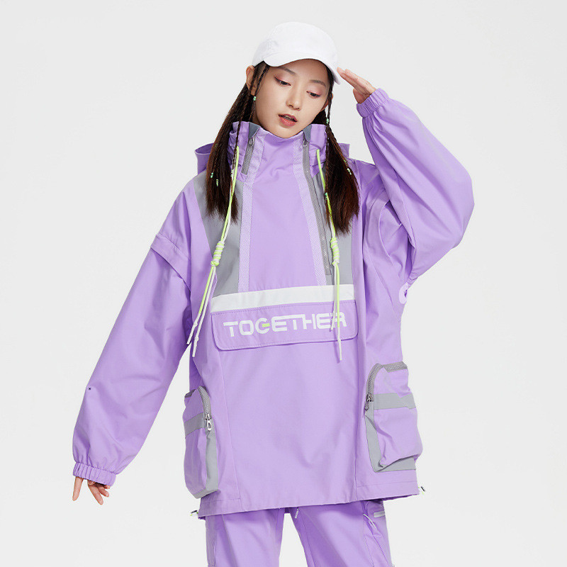 Moteriškos naujos slidinėjimo striukės Lauko snieglenčių striukės Neperpučiamos nuo vėjo ir vandeniui atsparios slidinėjimo kombinezonai Vyriški žieminiai drabužiai, plius plonos medvilnės