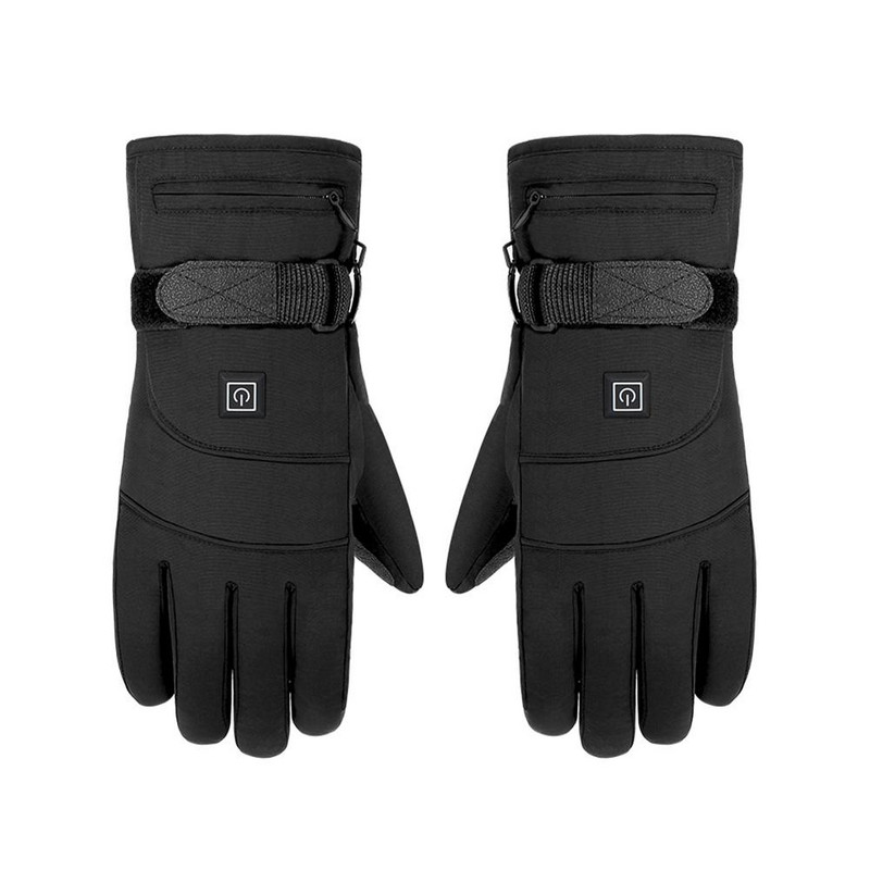 2022 m. karštai šildomos pirštinės, atsparios vandeniui, neslidus jutiklinis ekranas, 3,7 V įkraunamas akumuliatorius maitinamas elektrinis šildomas rankų šildytuvas, skirtas važinėti dviračiu