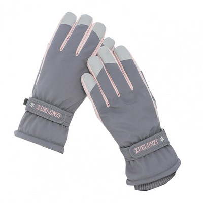 1 чифт топли ръкавици Изискани преносими чувствителни термални ски ръкавици на открито за колоездене Спортни ръкавици Велосипедни ръкавици