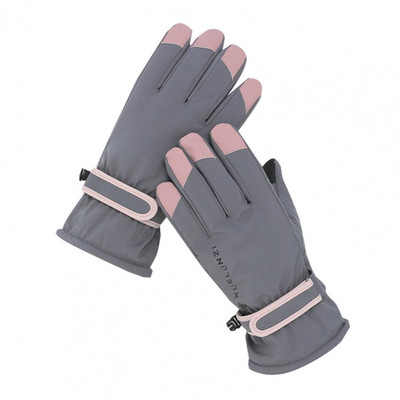 1 чифт топли ръкавици Изискани преносими чувствителни термални ски ръкавици на открито за колоездене Спортни ръкавици Велосипедни ръкавици