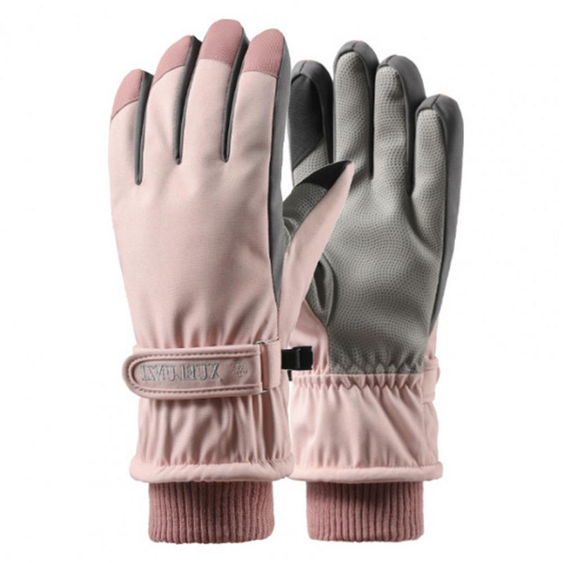 1 чифт топли ръкавици Изискани преносими чувствителни термални ски ръкавици на открито за колоездене Спортни ръкавици Велосипедни ръкавици