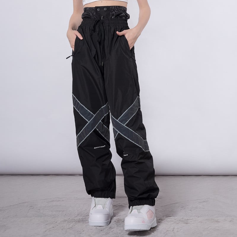 2022 m. žiema Naujos slidinėjimo kelnės Moteriški kombinezonai, sportiniai, vėjui atsparūs, snieglenčių kostiumai, moteriški, neperšlampami kelnės, šiltos sniego kelnės