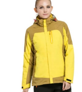 Vandeniui atspari lauko vyriška dviejų dalių vilnos alpinizmo striukė trys viename