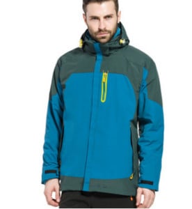 Vandeniui atspari lauko vyriška dviejų dalių vilnos alpinizmo striukė trys viename