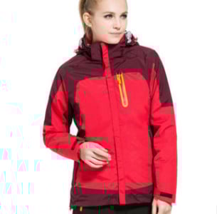 Vandeniui atspari lauko vyriška dviejų dalių vilnos alpinizmo striukė trys viename