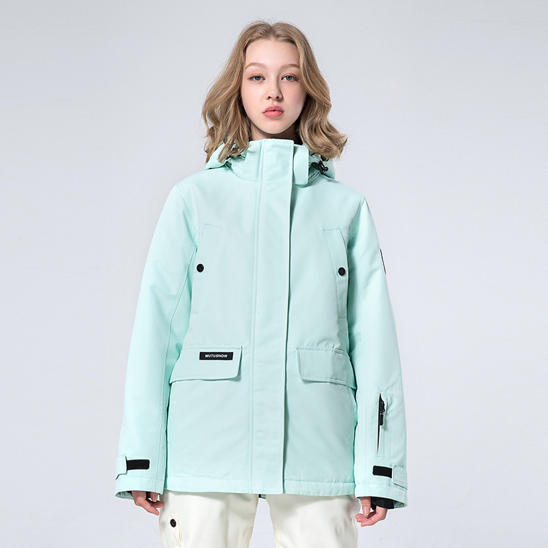 Nauja įrankių slidinėjimo striukė Moterų žiemos lauko laipiojimas snieglente Stovyklavimas storėjantis šiltas, atsparus vėjui ir vandeniui atsparus snieglenčių paltai