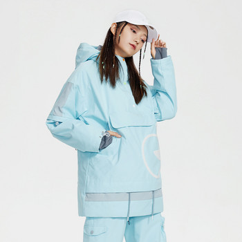 Νέα κορυφαία στολή σκι Γυναικεία μπουφάν για Snowboard Ζεστά μπουφάν για σκι Μπλούζες πουλόβερ Αδιάβροχα μπουφάν με κουκούλα Ρούχα Διατηρούνται ζεστά