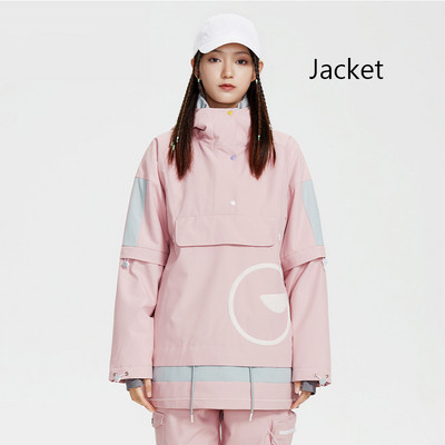 Nauji Slidinėjimo kostiumai Moteriški Snieglentės Striukės Šiltos Slidinėjimo Striukės Megztinės Viršūnės Neperšlampamos Slidinėjimo striukės Drabužiai Sušildo