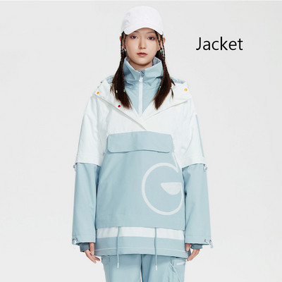 Nauji Slidinėjimo kostiumai Moteriški Snieglentės Striukės Šiltos Slidinėjimo Striukės Megztinės Viršūnės Neperšlampamos Slidinėjimo striukės Drabužiai Sušildo