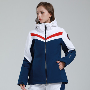 Χειμερινή στολή σκι Γυναικεία μπουφάν για σκι Αδιάβροχο αθλητικό μπουφάν Snowboard Ζεστό 2022 Αντιανεμικό Γυναικείο Νέο παλτό για χιόνι για εξωτερικούς χώρους
