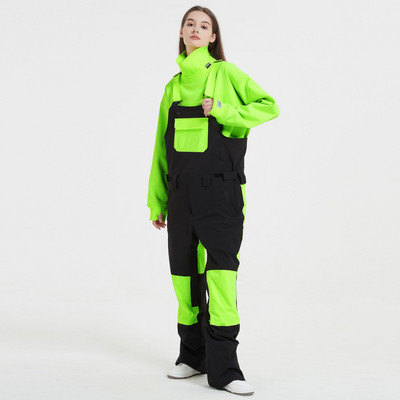 Slidinėjimo kelnės su snieglenčių sportu, moteriškos, vandeniui atsparios sniego kelnės, vyriškos lauko slidinėjimo kombinezonas, vienetinis žiemos kombinezonas, atsparus vėjui