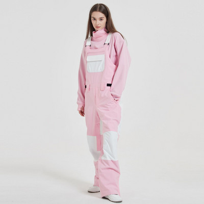 Slidinėjimo kelnės su snieglenčių sportu, moteriškos, vandeniui atsparios sniego kelnės, vyriškos lauko slidinėjimo kombinezonas, vienetinis žiemos kombinezonas, atsparus vėjui