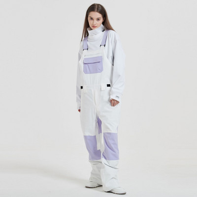 Slidinėjimo kelnės su snieglenčių sportu, moteriškos, vandeniui atsparios sniego kelnės, vyriškos lauko slidinėjimo kombinezonas, vienetinis žiemos kombinezonas, atsparus vėjui