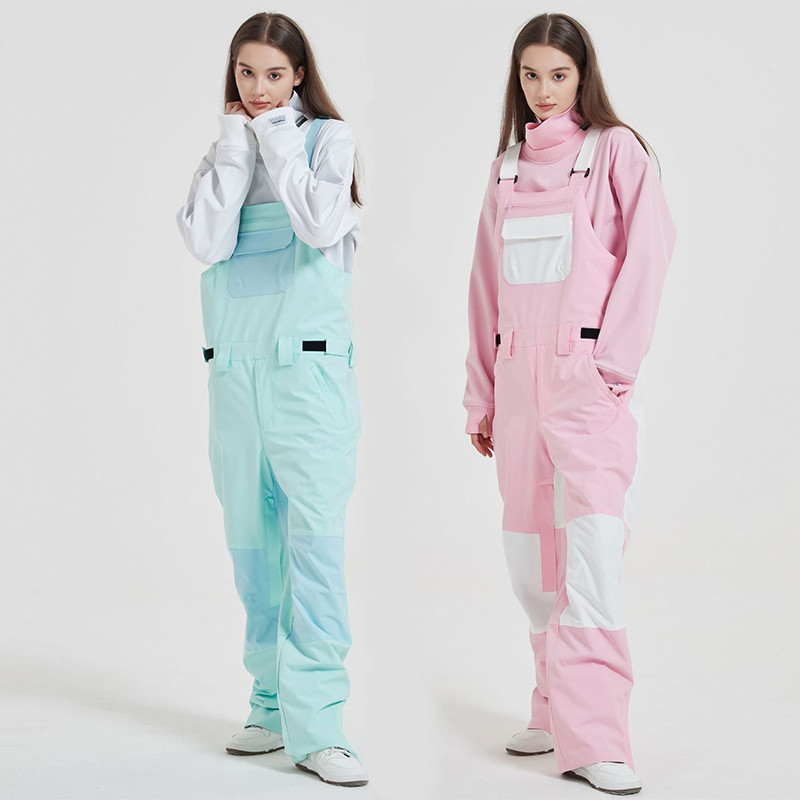 Slidinėjimo kelnės su snieglenčių sportu, moteriškos, vandeniui atsparios sniego kelnės, vyriškos lauko slidinėjimo kombinezonas, vienetinis žiemos kombinezonas, atsparus vėjui