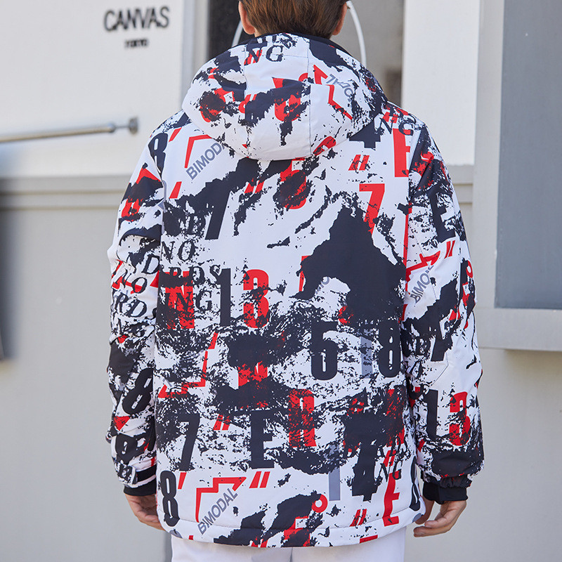 Žiemos vyriškas slidinėjimo paltas snieglenčių striukė Neperšlampama paltas Vėjui atspari slidinėjimo striukė Stori Thermal Parka snieglenčių drabužiai